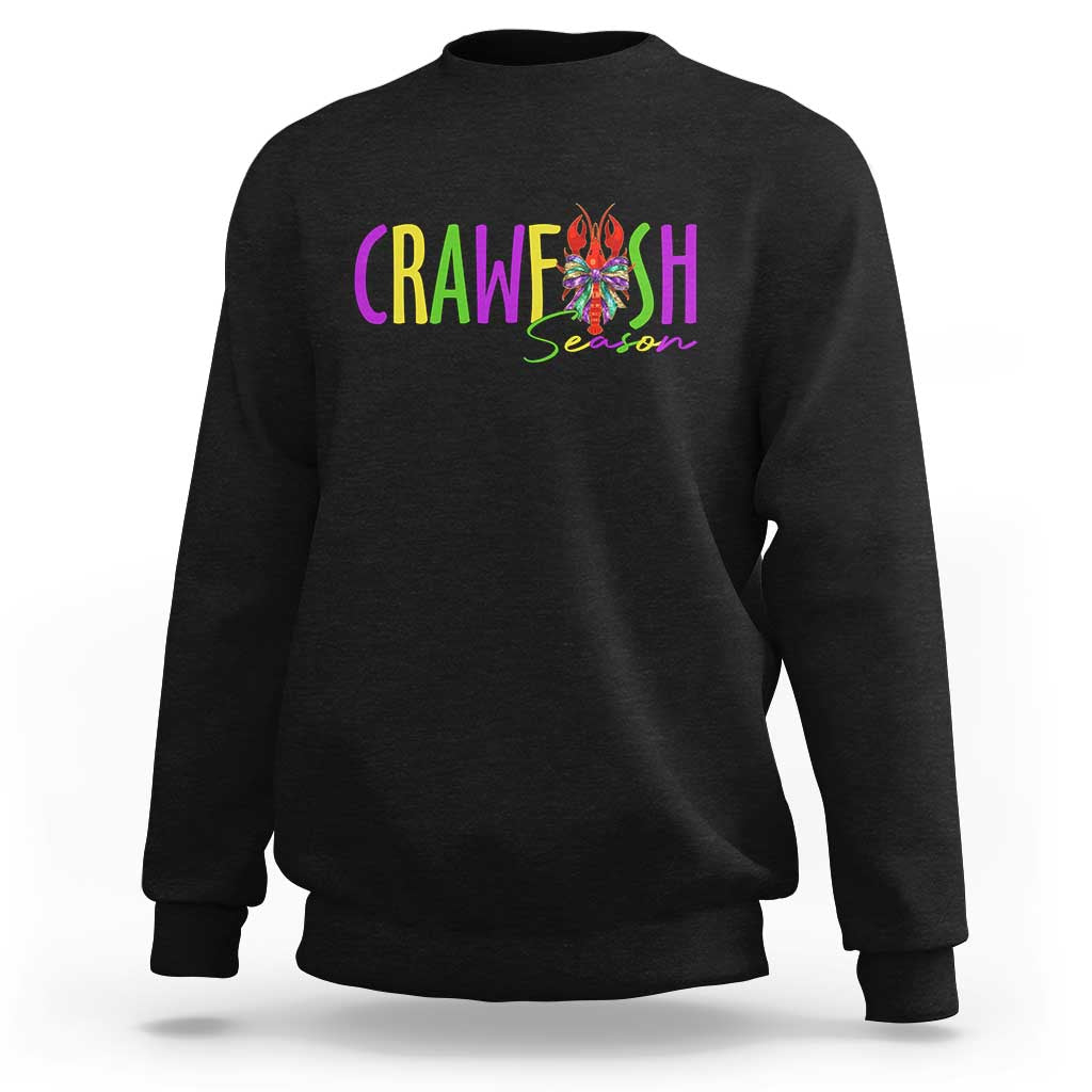 Funny Mardi Gras Cajun Crawfish Season Sweatshirt