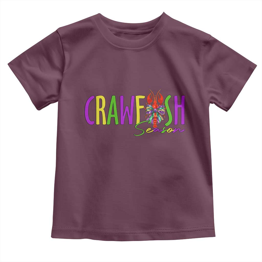 Funny Mardi Gras Cajun Crawfish Season Toddler T Shirt