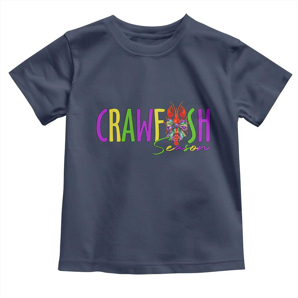 Funny Mardi Gras Cajun Crawfish Season Toddler T Shirt