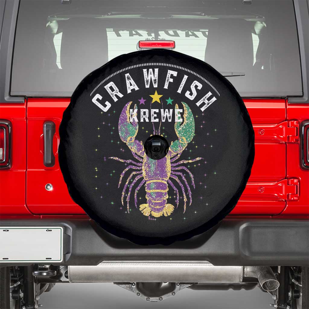 Funny Cajun Crawfish Boil Mardi Gras Spare Tire Cover Crawfish Krewe