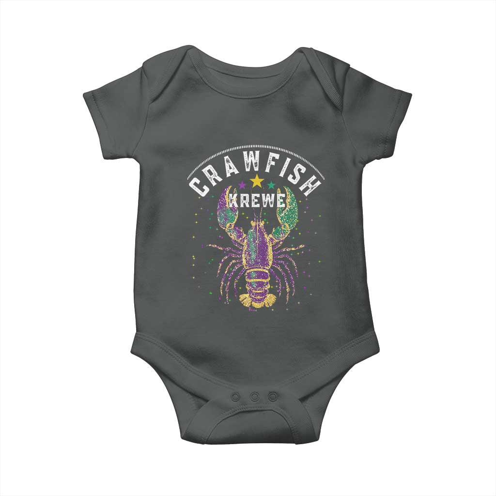 Funny Cajun Crawfish Boil Mardi Gras Baby Onesie Crawfish Krewe