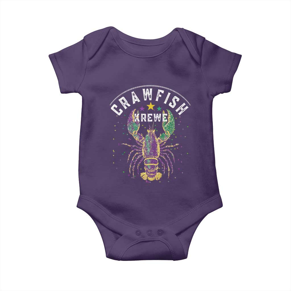 Funny Cajun Crawfish Boil Mardi Gras Baby Onesie Crawfish Krewe