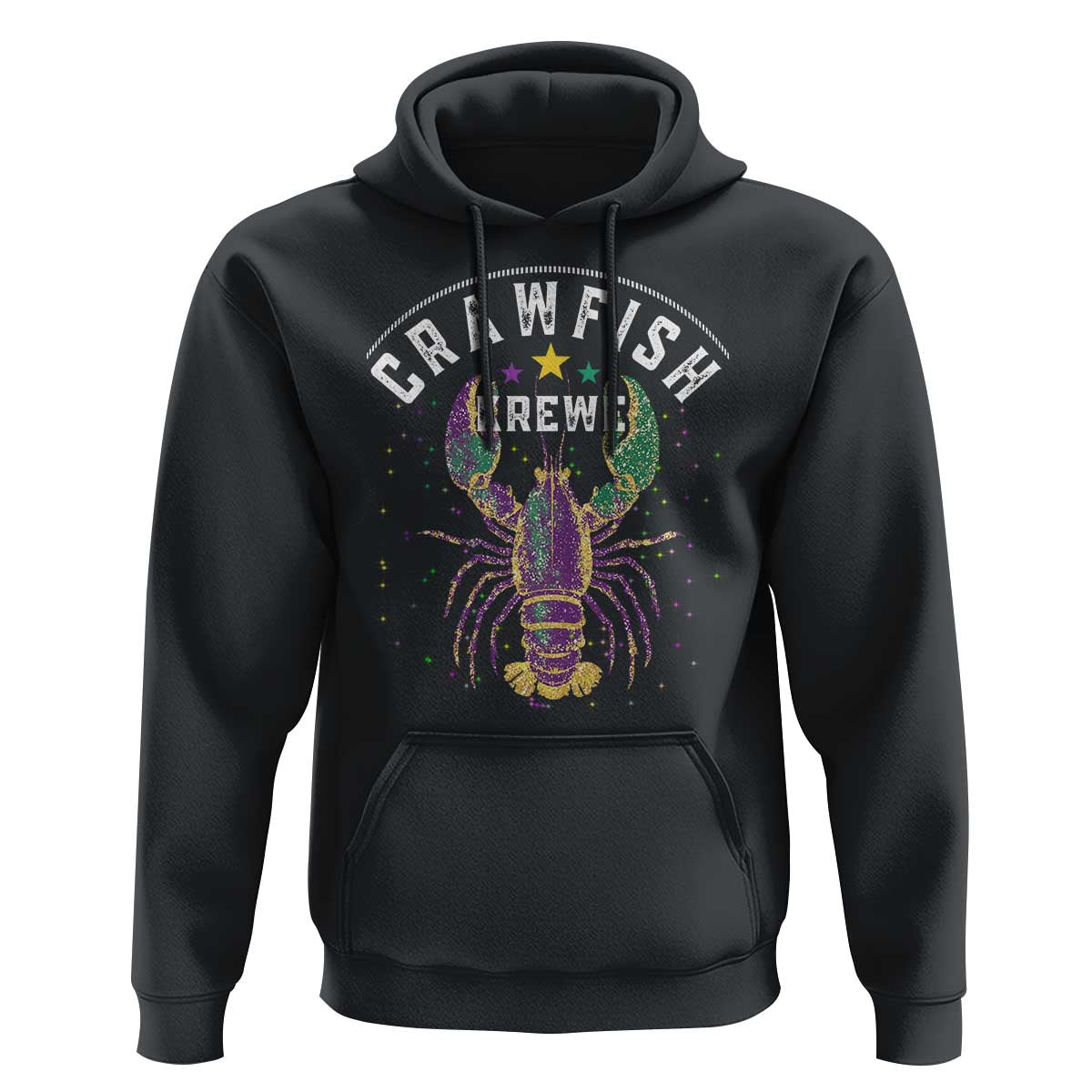 Funny Cajun Crawfish Boil Mardi Gras Hoodie Crawfish Krewe