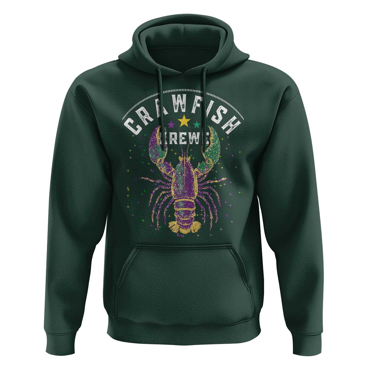 Funny Cajun Crawfish Boil Mardi Gras Hoodie Crawfish Krewe