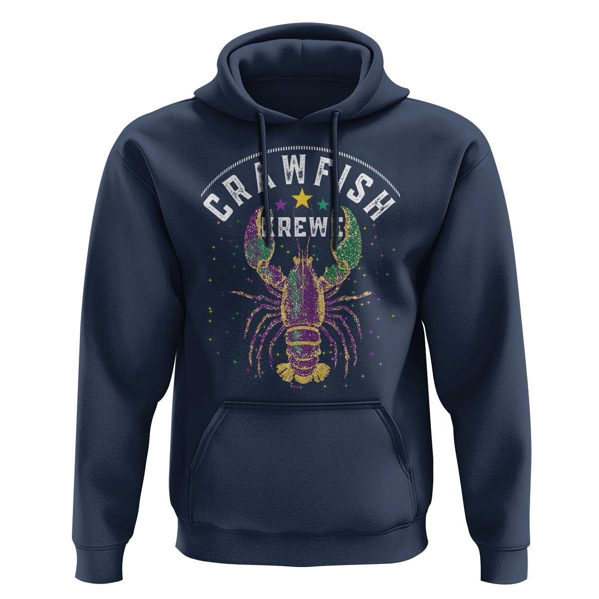 Funny Cajun Crawfish Boil Mardi Gras Hoodie Crawfish Krewe