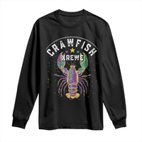 Funny Cajun Crawfish Boil Mardi Gras Long Sleeve Shirt Crawfish Krewe