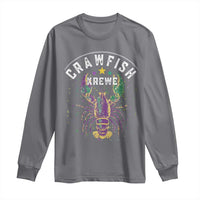 Funny Cajun Crawfish Boil Mardi Gras Long Sleeve Shirt Crawfish Krewe