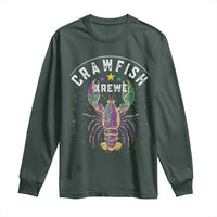 Funny Cajun Crawfish Boil Mardi Gras Long Sleeve Shirt Crawfish Krewe