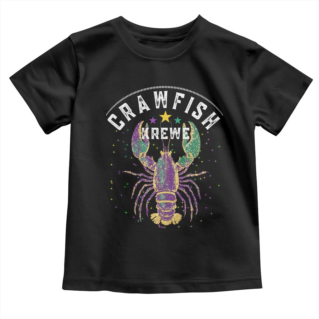 Funny Cajun Crawfish Boil Mardi Gras Toddler T Shirt Crawfish Krewe
