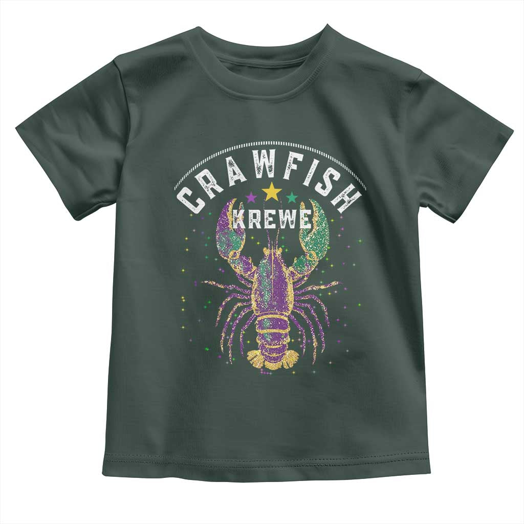 Funny Cajun Crawfish Boil Mardi Gras Toddler T Shirt Crawfish Krewe