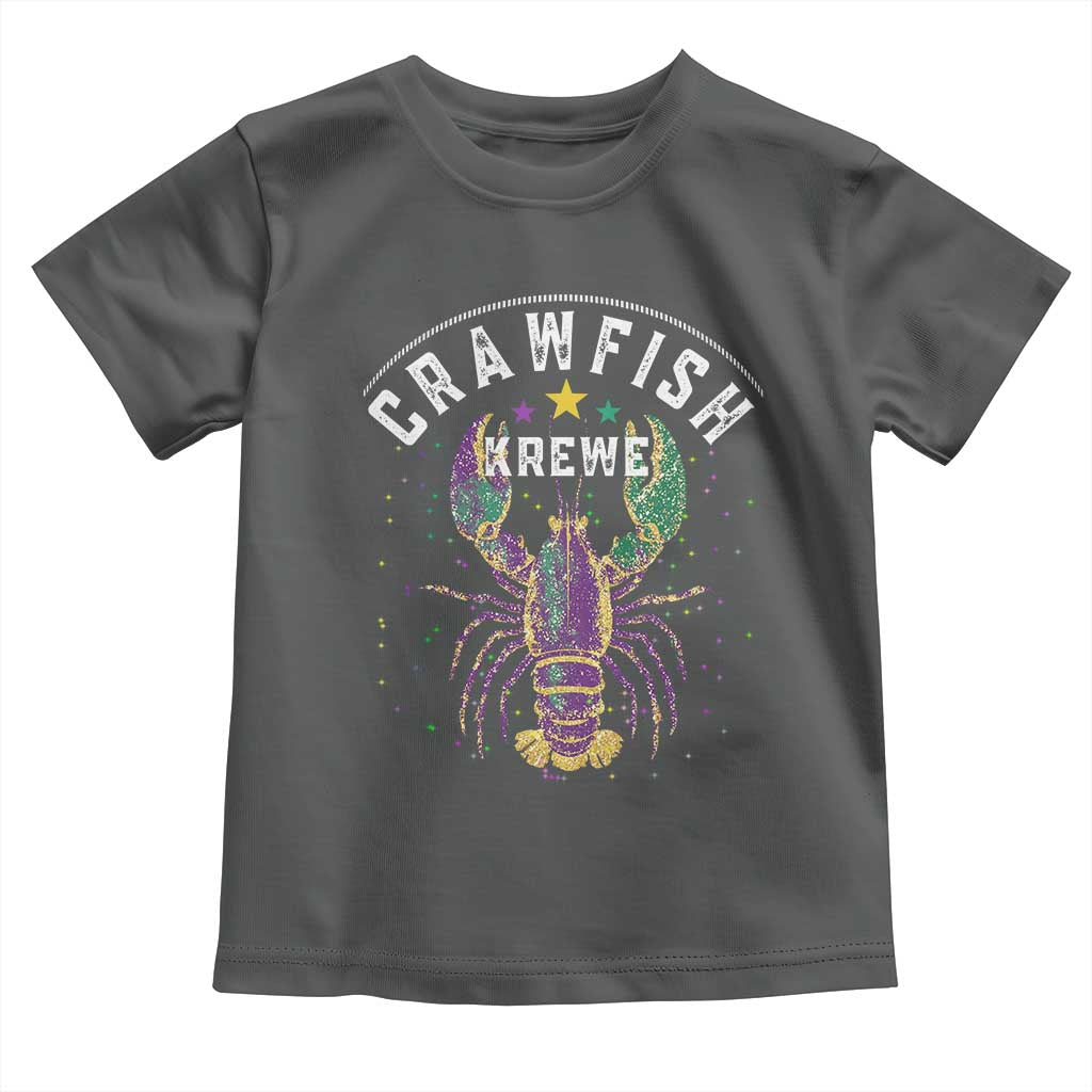 Funny Cajun Crawfish Boil Mardi Gras Toddler T Shirt Crawfish Krewe
