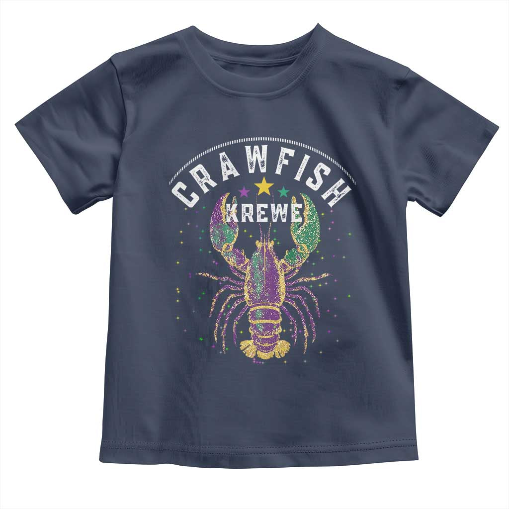 Funny Cajun Crawfish Boil Mardi Gras Toddler T Shirt Crawfish Krewe