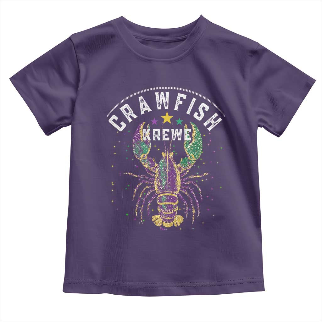 Funny Cajun Crawfish Boil Mardi Gras Toddler T Shirt Crawfish Krewe