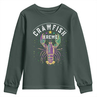 Funny Cajun Crawfish Boil Mardi Gras Youth Sweatshirt Crawfish Krewe