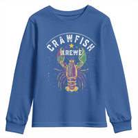 Funny Cajun Crawfish Boil Mardi Gras Youth Sweatshirt Crawfish Krewe