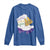 Funny Mardi Gras Long Sleeve Shirt Rollin' With My Krewe Marching Boots Carnival Party