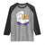Funny Mardi Gras Raglan Shirt Rollin' With My Krewe Marching Boots Carnival Party