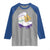 Funny Mardi Gras Raglan Shirt Rollin' With My Krewe Marching Boots Carnival Party