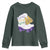 Funny Mardi Gras Youth Sweatshirt Rollin' With My Krewe Marching Boots Carnival Party