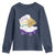 Funny Mardi Gras Youth Sweatshirt Rollin' With My Krewe Marching Boots Carnival Party