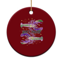 Funny Cajun Crawfish Boil Mardi Gras Ceramic Ornament What's Crackin