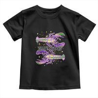 Funny Cajun Crawfish Boil Mardi Gras Toddler T Shirt What's Crackin