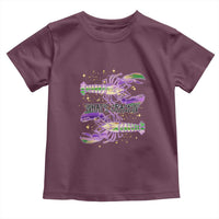 Funny Cajun Crawfish Boil Mardi Gras Toddler T Shirt What's Crackin