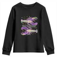 Funny Cajun Crawfish Boil Mardi Gras Youth Sweatshirt What's Crackin