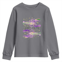 Funny Cajun Crawfish Boil Mardi Gras Youth Sweatshirt What's Crackin