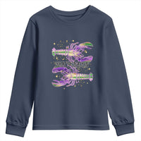 Funny Cajun Crawfish Boil Mardi Gras Youth Sweatshirt What's Crackin