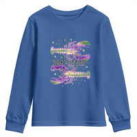 Funny Cajun Crawfish Boil Mardi Gras Youth Sweatshirt What's Crackin