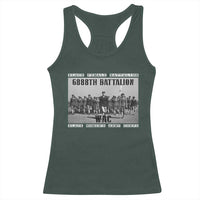 6888th Battalion Racerback Tank Top Black Female Battalion WAC Women's Army Corps Black History Month