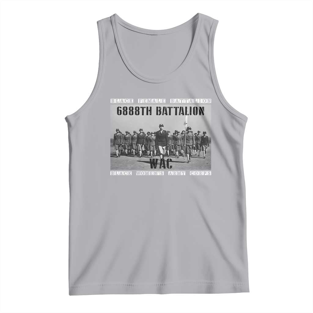 6888th Battalion Tank Top Black Female Battalion WAC Women's Army Corps Black History Month