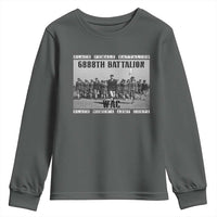 6888th Battalion Youth Sweatshirt Black Female Battalion WAC Women's Army Corps Black History Month