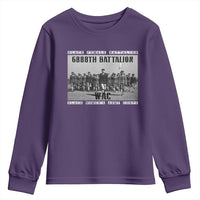 6888th Battalion Youth Sweatshirt Black Female Battalion WAC Women's Army Corps Black History Month