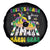 Funny This Teacher Loves Mardi Gras Spare Tire Cover King Cake Jester Hat