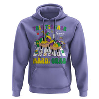 Funny This Teacher Loves Mardi Gras Hoodie King Cake Jester Hat