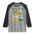Funny This Teacher Loves Mardi Gras Raglan Shirt King Cake Jester Hat