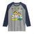 Funny This Teacher Loves Mardi Gras Raglan Shirt King Cake Jester Hat