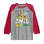 Funny This Teacher Loves Mardi Gras Raglan Shirt King Cake Jester Hat