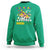 Funny This Teacher Loves Mardi Gras Sweatshirt King Cake Jester Hat