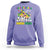Funny This Teacher Loves Mardi Gras Sweatshirt King Cake Jester Hat