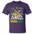 Funny This Teacher Loves Mardi Gras T Shirt King Cake Jester Hat
