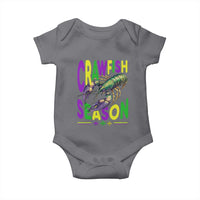Funny Cajun Crawfish Boil Mardi Gras Baby Onesie Crawfish Season Fleur De Lis