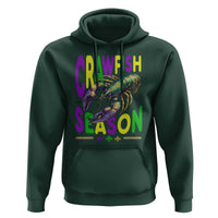 Funny Cajun Crawfish Boil Mardi Gras Hoodie Crawfish Season Fleur De Lis