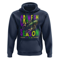 Funny Cajun Crawfish Boil Mardi Gras Hoodie Crawfish Season Fleur De Lis