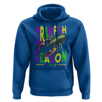 Funny Cajun Crawfish Boil Mardi Gras Hoodie Crawfish Season Fleur De Lis