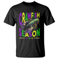Funny Cajun Crawfish Boil Mardi Gras T Shirt Crawfish Season Fleur De Lis