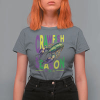 Funny Cajun Crawfish Boil Mardi Gras T Shirt For Women Crawfish Season Fleur De Lis