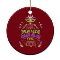 Funny The Original Mardi Gras Mobile Alabama Est 1703 Ceramic Ornament